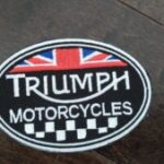Triumph Ducati Embroidered Patch, Sticker, Badge