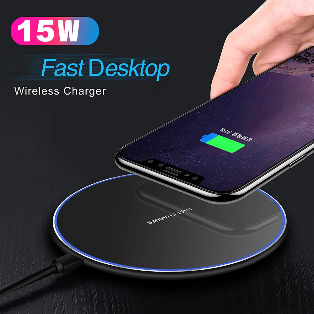 FDGAO 30W Wireless Charger USB C Fast Charging Pad Quick Charge QC 3.0 For iPhone 15 14 13 12 11 XS XR X 8 Samsung S23 S22 S21
