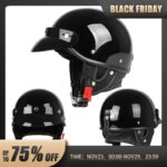 Motorcycle Summer Retro Half Helmet for Men and Women