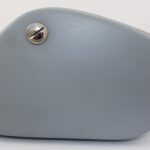 TOOL BOXES c/w LIDS & KNOBS- KIDNEY-SHAPED-AJS MATCHLESS (PR)*