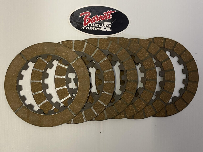 SET--CLUTCH FRICTION PLATE SET (6) - BARNETT