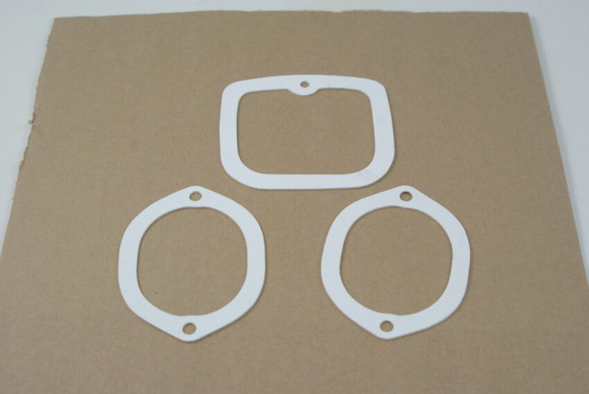 SET--GASKETS - ROCKERCOVER GASKETS - SILICONE - (SET OF 3)