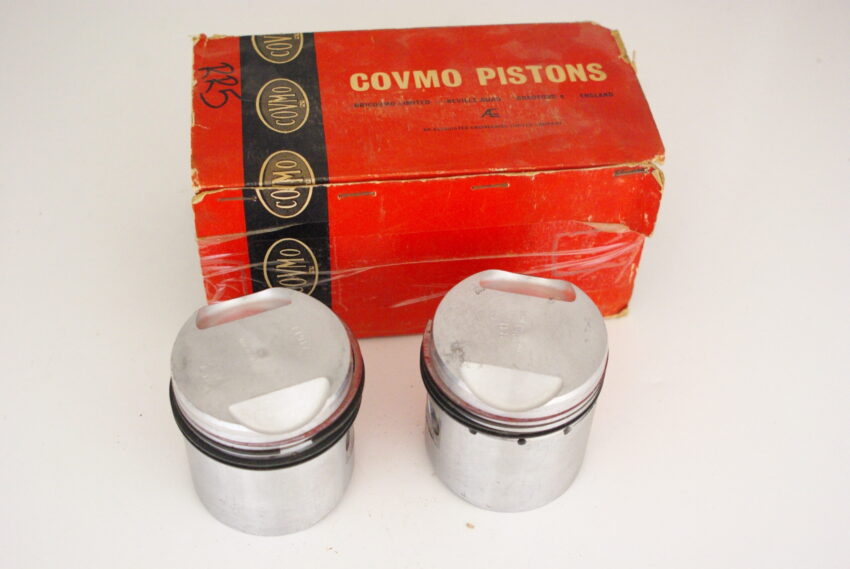 SET-PISTONS 9:45:1-c/w RINGS CIRCLIPS PINS-500 NORTON TWIN (PR)*