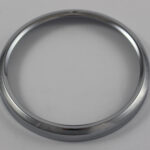 BEZEL 88mm -ROLL-ON CRIMP-ON TYPE FOR SMITHS MAGNETIC INSTRUMENT 22M -CHROME -UK