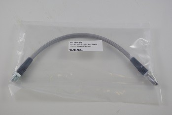 HOSE - FRONT LOWER BRAKEHOSE - STAINLESS - TRIUMPH US BARS