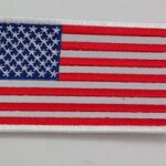 ACCESSORY: PATCH 4" WIDE x 2.5 - AMERICAN FLAG