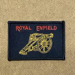 ACCESSORY: SILK PATCH - ROYAL ENFIELD CANNON 3" X 2"