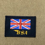 PATCH 3"X2" - BSA AND UNION JACK