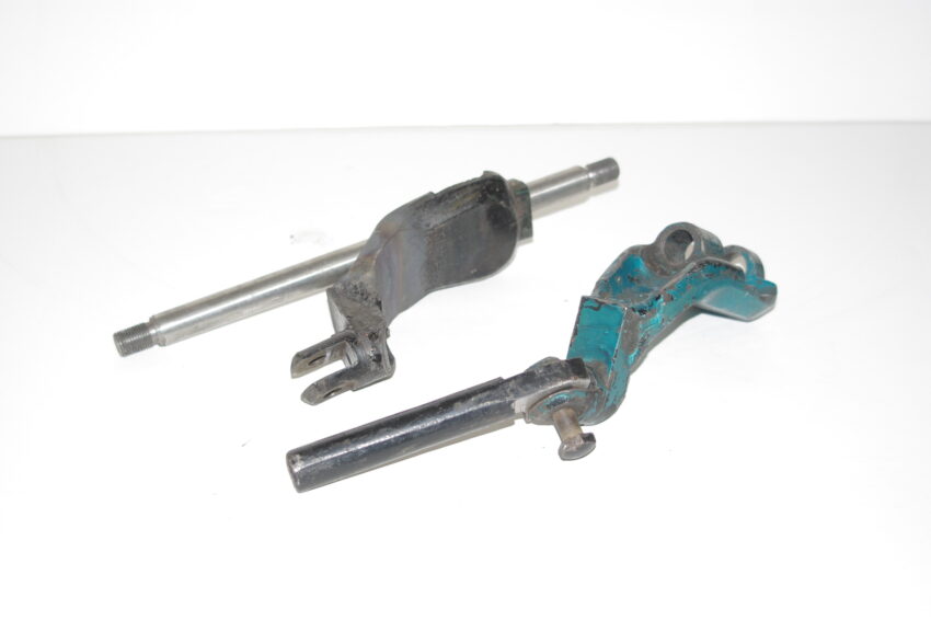 PAIR OF FOOTREST YOKES WITH STUD USED - ALL SALES FINAL