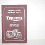 PUBLICATION: ORIGINAL NEW OWNERS HANDBOOK - 1962-64 350/500 TRIUMPH TWINS