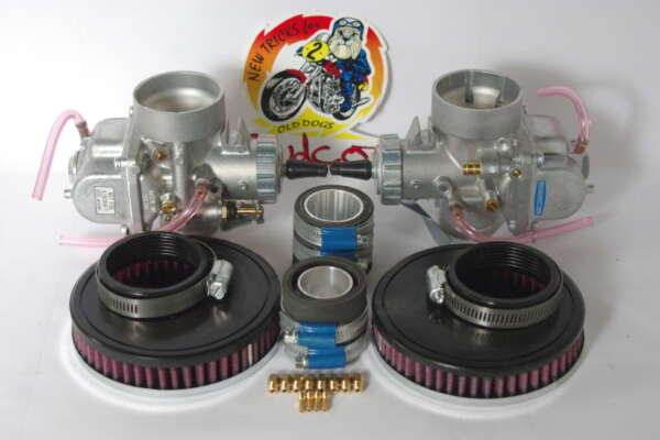 KIT--CARBURETTOR 32mm - c/w MANIFOLD FILTERS JETS & MANUAL - TRI T120 (PR)