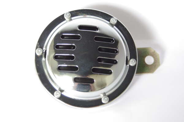 HORN 6V - GRILL 4" DIAMETER - CHROME