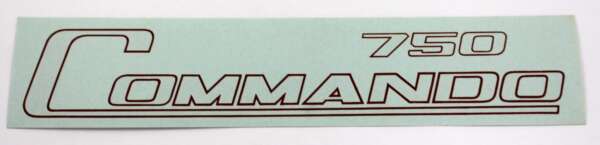 DECAL - 750 COMMANDO - GOLD & BLACK