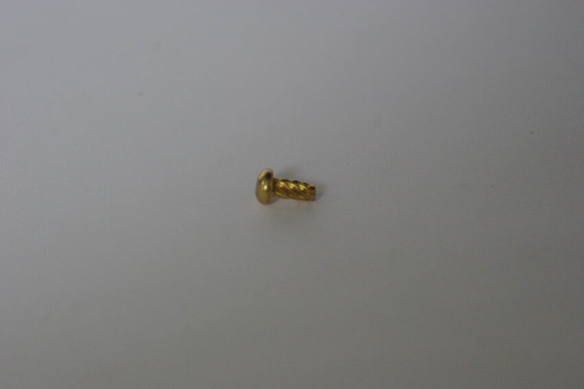 RIVET/HAMMER SCREW No 6 x 1/4" - CERTIFICATION PLATE - (ROUND HEAD) - GENUINE