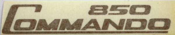 DECAL "850 COMMANDO" - SIDECOVER - GOLD