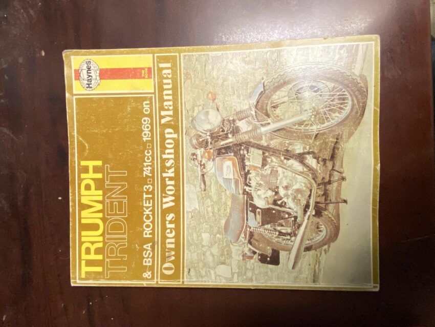 PUBLICATION: WSM - HAYNES - 1969-ON TRIUMPH TRIDENT & BSA ROCKET3 - USED