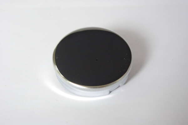 GASCAP - FLAT TOP - POLISHED CHROME - UK-MADE