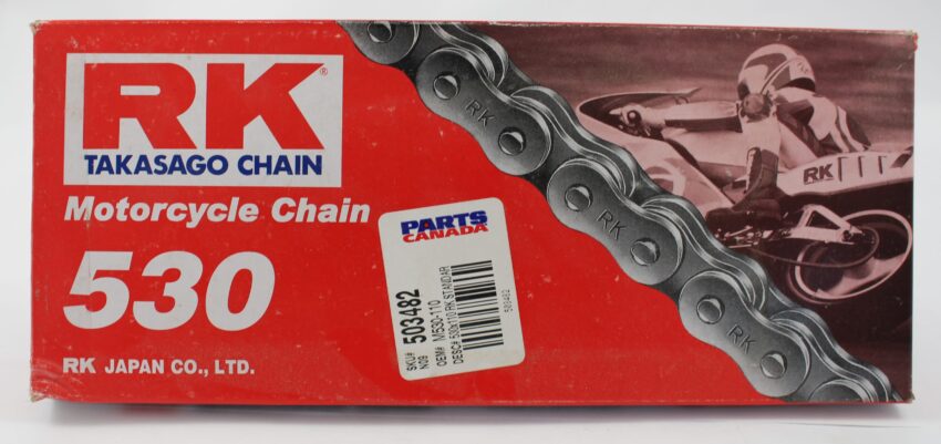 CHAIN - MOTORCYCLE CHAIN--110L X 530 ECONOMY 5/8" x 3/8"
