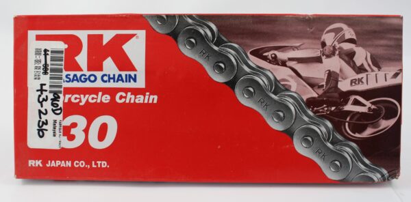 CHAIN 120 LINKS X 530 - MOTORCYCLE CHAIN c/w MASTER LINK - (JAPAN) 5/8 x 3/8