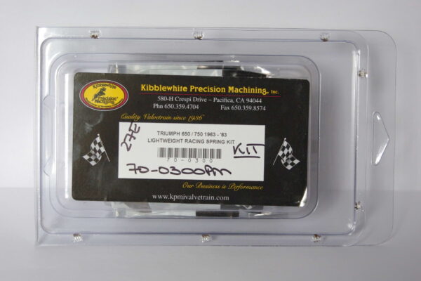 SET--VALVE SPRING/COLLAR LIGHTWEIGHT RACING 650/750 TRI TWINS