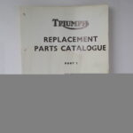 SOLD OUT - PUBLICATION:  PARTSBOOK - USED ORIGINAL - 1970 TRI T100 US MODELS