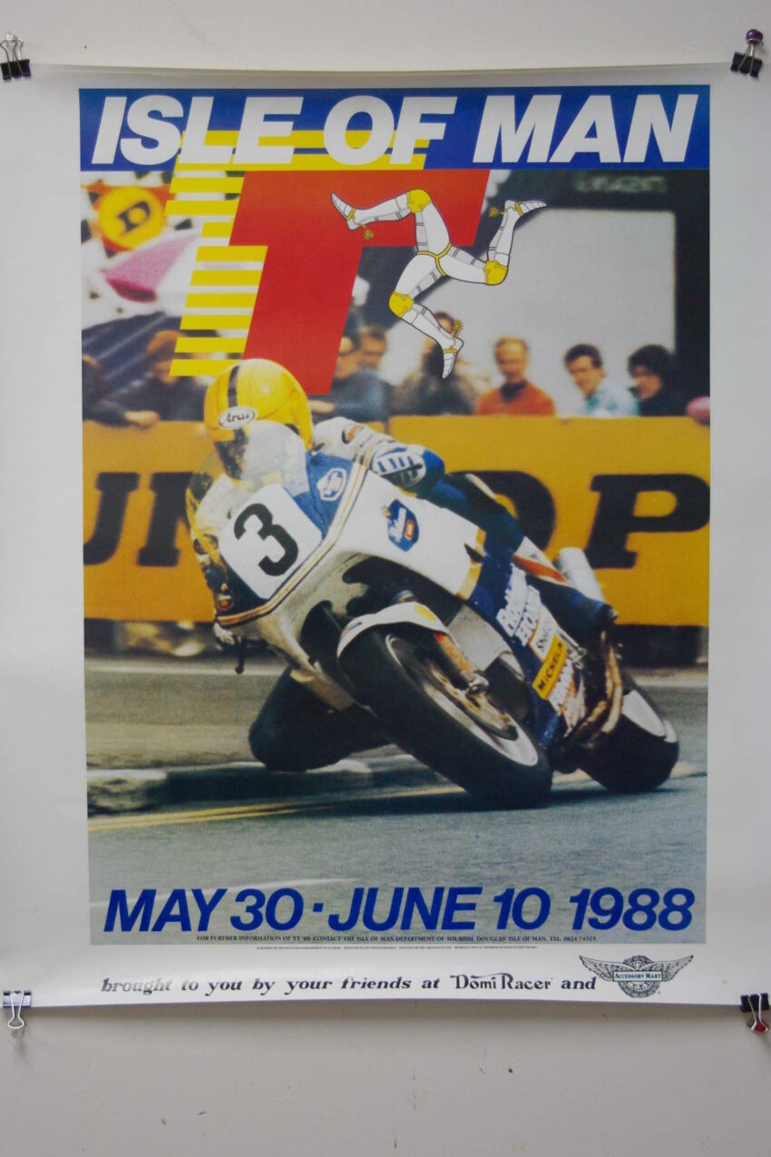 SOLD OUT - PUBLICATION: POSTER - 1988 TT - FINAL SALE: NO B/O