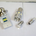 SET--BULBS 12V LED BPF (4 PCS) - HEADLAMP/ PILOT/ REAR/ INSTRUMENT
