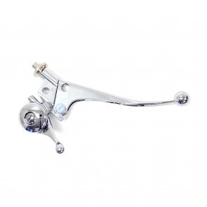 Assembly - Clutch Choke & Brake Lever (7/8" Bars w/Mirror Hole) - CHR - UK Made (PR)