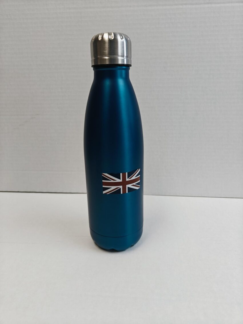 Union Jack Water Bottle - Blue