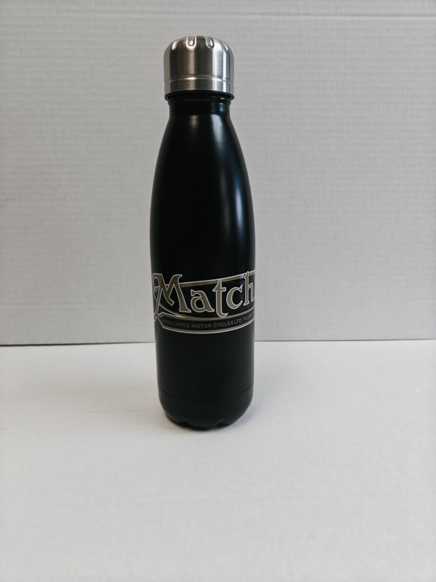 Matchless Motorcycle Water Bottle - Black