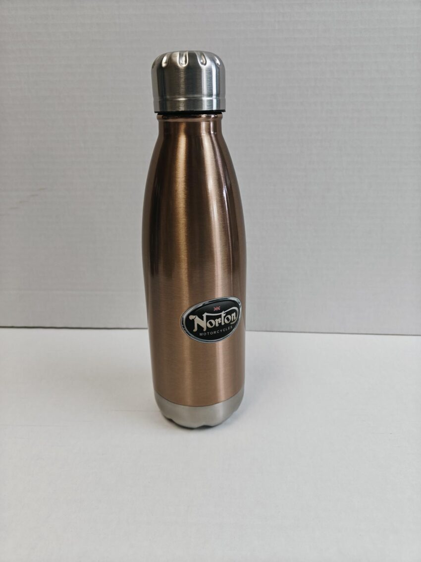 Norton Motorcycle Water Bottle - Golden