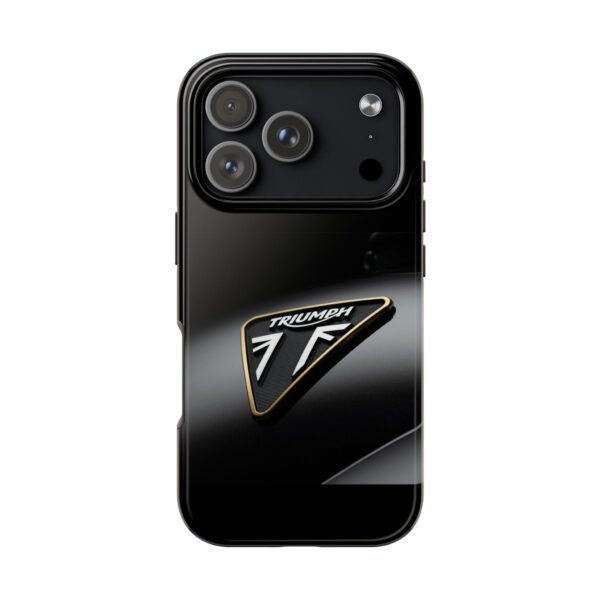 Triumph Logo Tough Phone Case — Sleek Protective Motorcycle Phone Cover