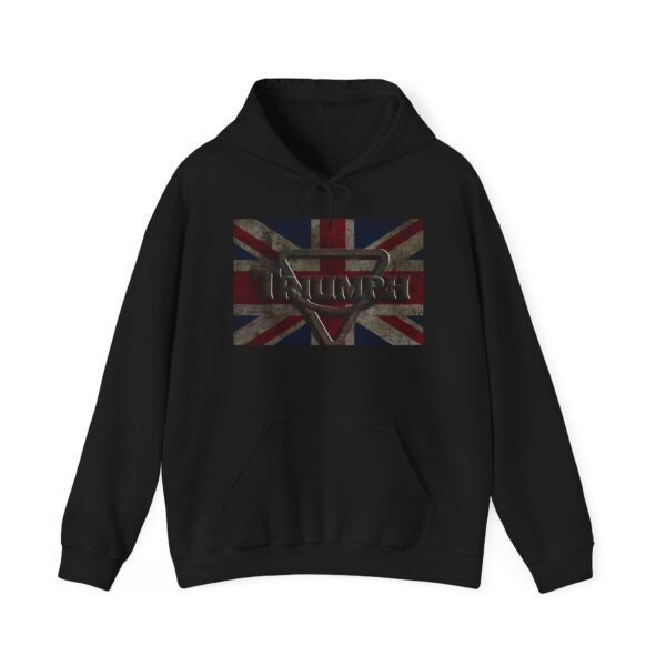 Triumph Motorcycle Hoodie — Union Jack Logo Pullover