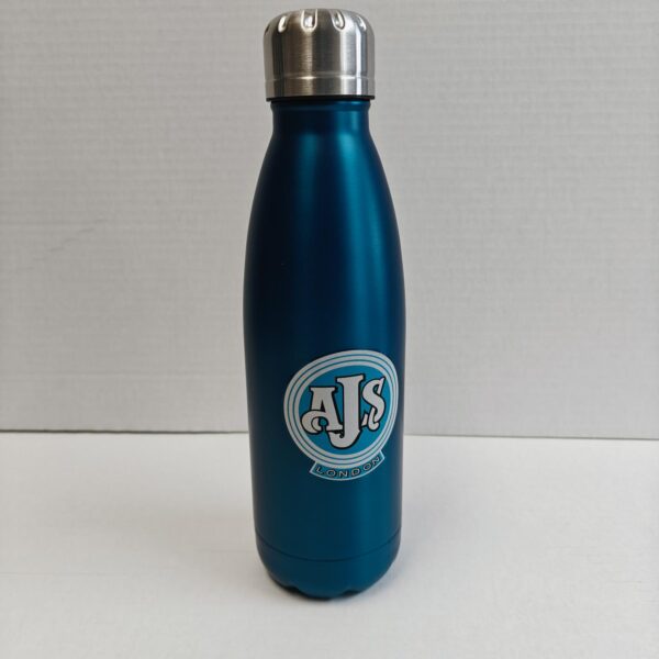 AJS Motorcycle Water Bottle - Blue